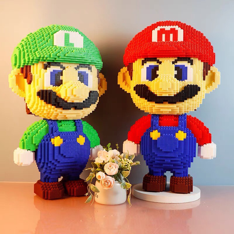 Đồ chơi lắp ghép lego Nấm Lùn Mario - Mô hình lắp ghép supper mario 50cm