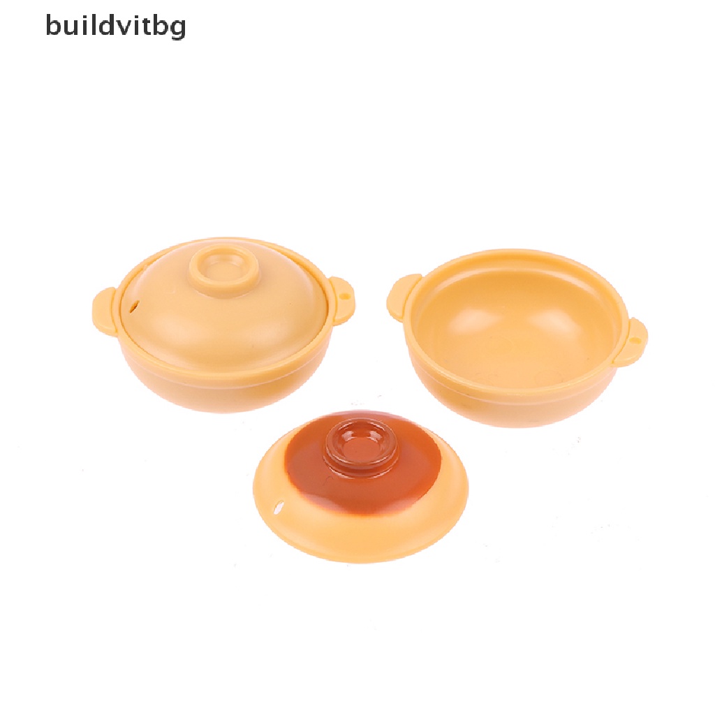 Bộ 2 Nồi Chảo Mini Dùng Cho Nhà Búp Bê Tỉ Lệ 1: 12