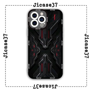 Ốp lưng iphone và samsung xiaomi oppo cạnh vuông Jicase mô hình công nghệ 