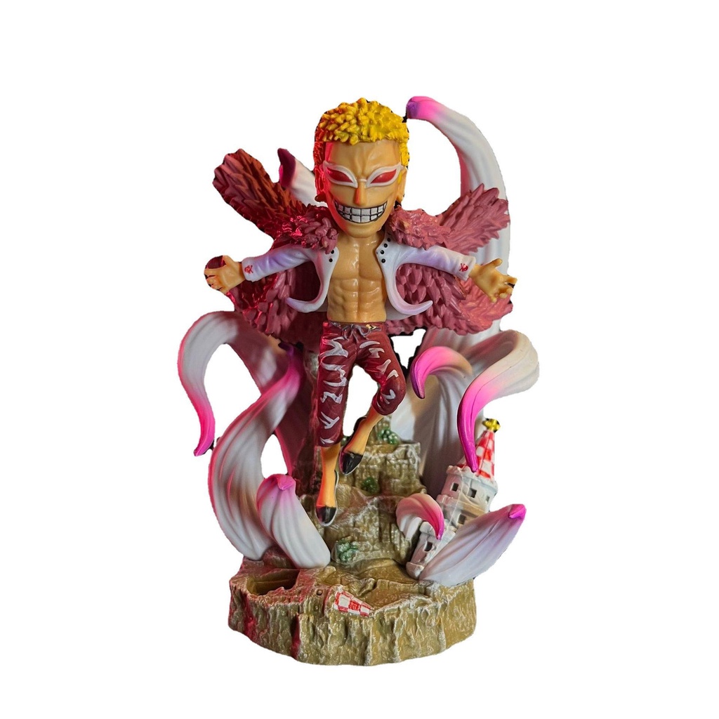 Mô hình One Piece Chibi Doflamingo, Law, Luffy Gear 3 Tay to Siêu đẹp
