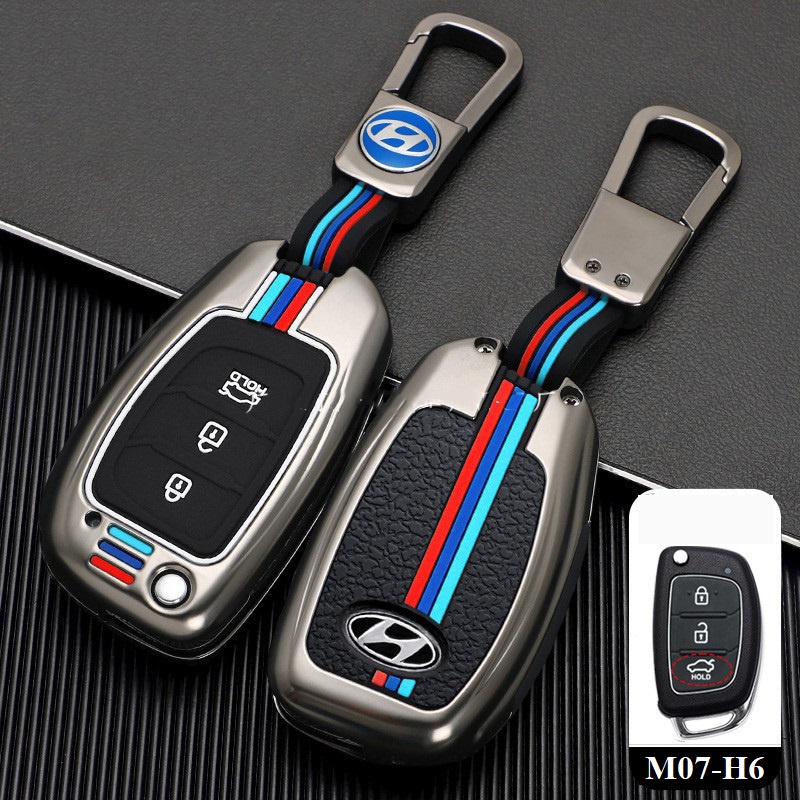 Vỏ ốp khoá xe hơi - Bọc chìa khóa ô tô Hyundai i10 chìa cơ, accent chìa cơ