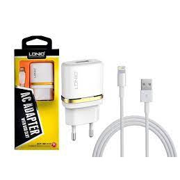 Combo sạc  LDNIO DL-AC50 1A kèm cáp Lightning