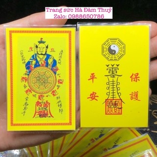 Lệnh Trương Thiên Sư Trấn trạch, Bình an, Thi cử đã khai quang. Loại có Ép Plastic🍀🥰🍀