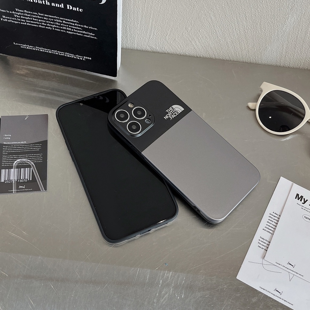 THE NORTH FACE Ốp Điện Thoại Mềm Họa Tiết Hoạt Hình Cho iPhone11 11promax iPhone12 12pro 12promax iPhone13 13pro 13promax iPhone14 14plus 14pro 14promax