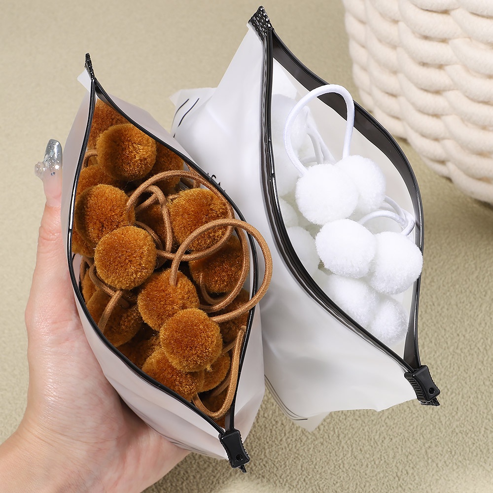 Set 10/ 20 dây cột tóc KIDSBOWS gắn quả bông màu sắc xinh xắn co giãn cho bé gái