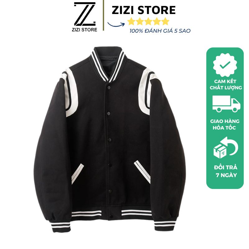 Áo khoác nỉ bomber nam nữ Form Rộng Phong Cách Hàn Quốc hot trend 2022