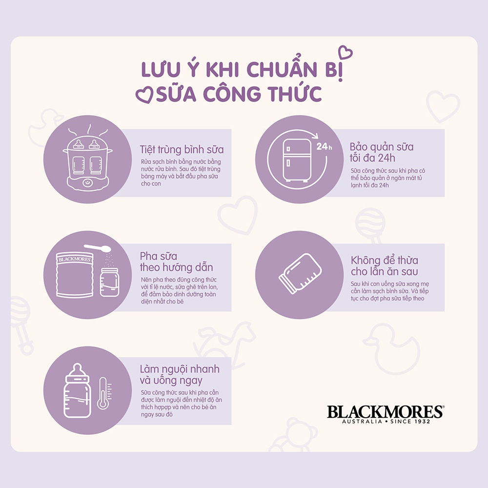 [Date 2024] Sữa BLACKMORES Úc số 1 2 3 - Sữa Bột Công Thức 900g