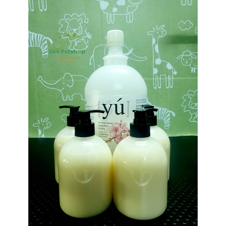 Sữa Tắm Yu Hoa Anh Đào Chiết 500ml Cho Chó Mèo