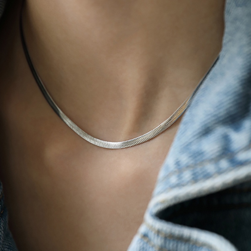 Dây chuyền nam sợi mãnh mì dẹp đẹp không đen- DCQCmi