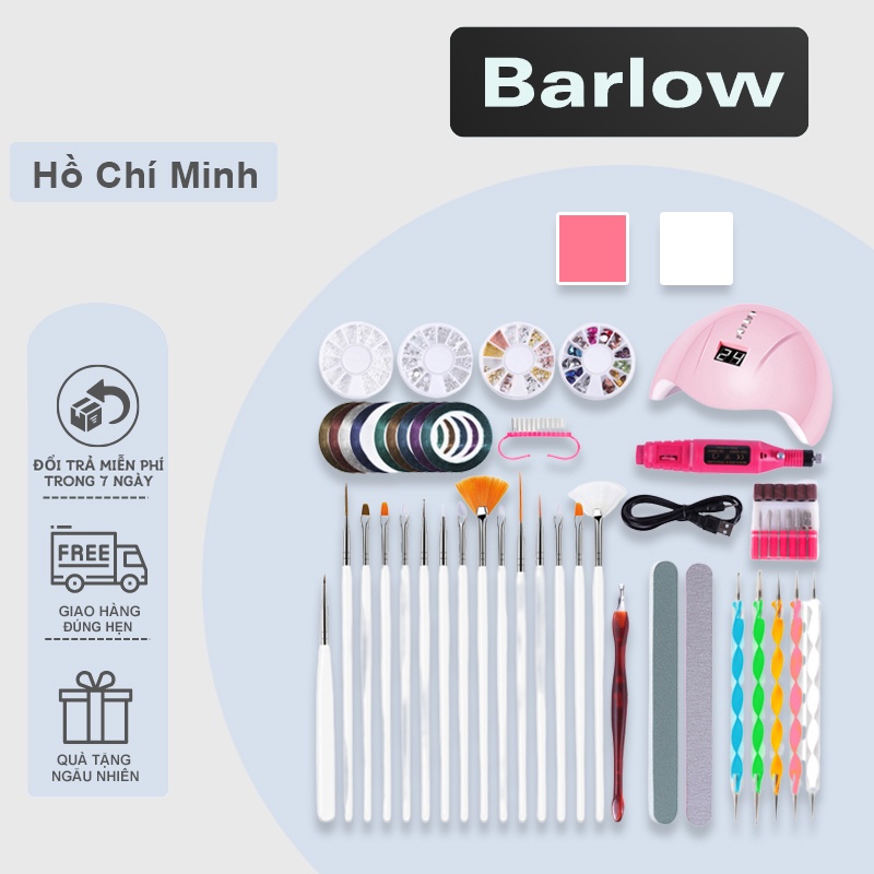 Bộ Dụng Cụ Làm Móng Chuyên Nghiệp Máy Mài Móng Tay Điện Smooth, Bàn Dũa Và Máy Làm Nóng Gel Bộ15 Món Móng Tay Nghệ Thuật
