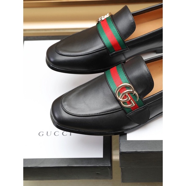 Giày tây lười nam da bò cao cấp Gucci GC 2022 giày tây công sở