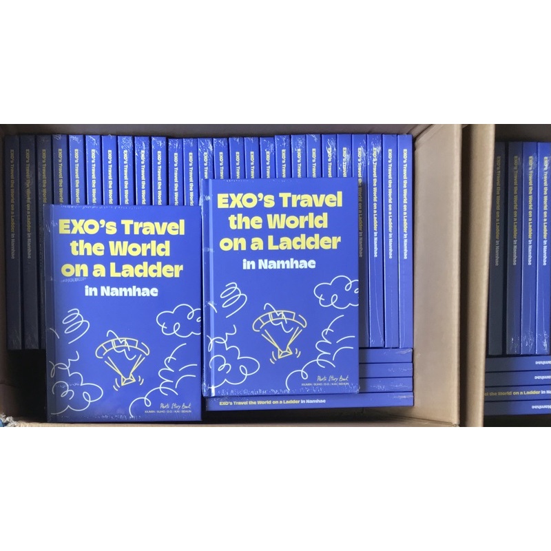 EXO - bộ photobook story nguyên seal EXO’s Travel the world on a ladder in Namhae