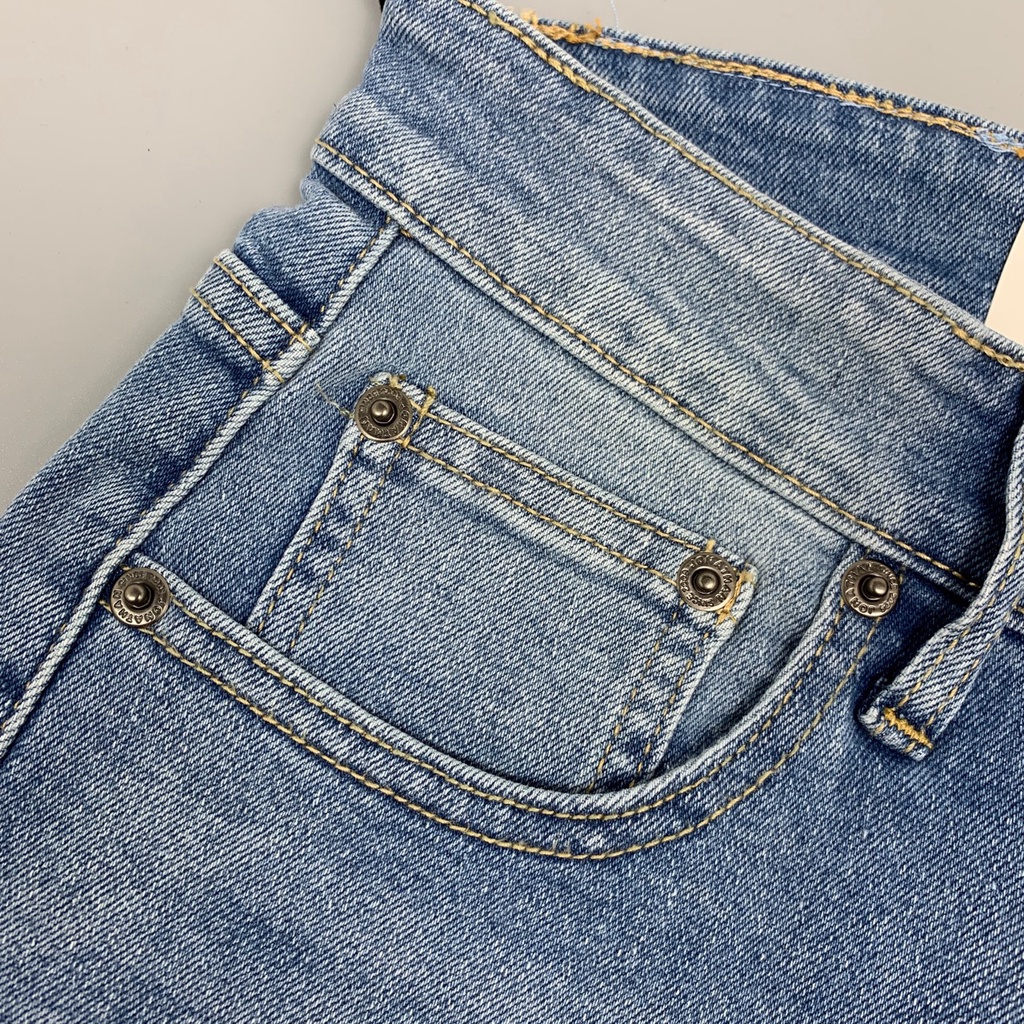 Quần jean nam xanh nhạt xước JONATHAN QJ049 vải denim cao cấp co dãn nhẹ 4 chiều, form dáng chuẩn đẹp, hottrend