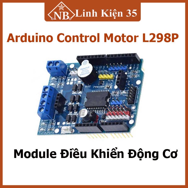 Mạch điều khiển động cơ Arduino L298P (Arduino control motor)