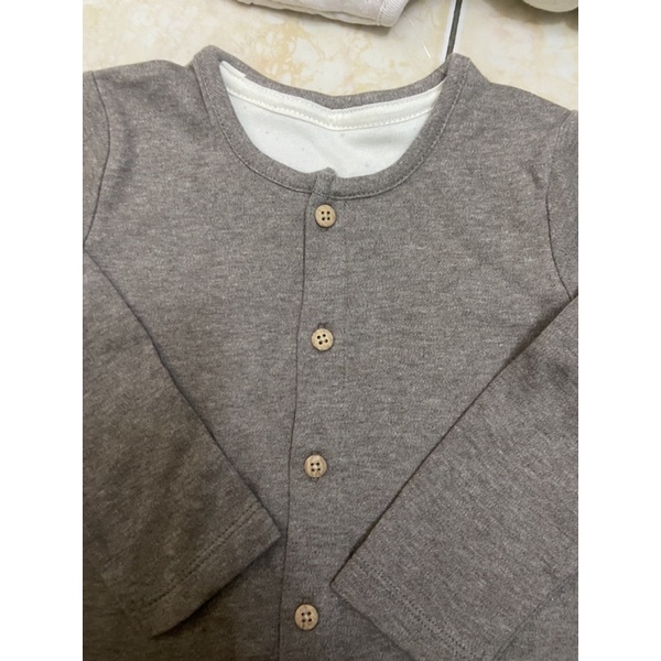 Set bộ Georege dài dày tay kèm gấu bông làm quà tặng siêu đẹp cho bé