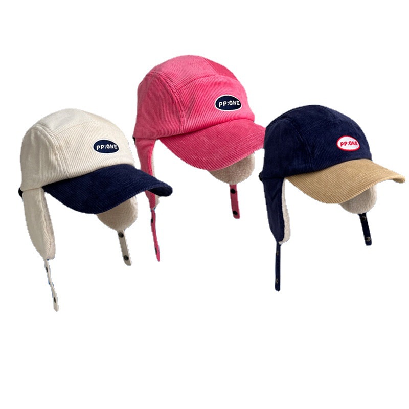 Mũ nhung tăm bảo vệ tai thời trang mùa đông Hàn Quốc mới cho ba mẹ và bé khi đi trượt tuyết