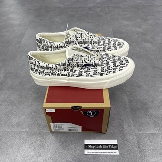 Giày Akatsuki vans FOg nhiều chữ