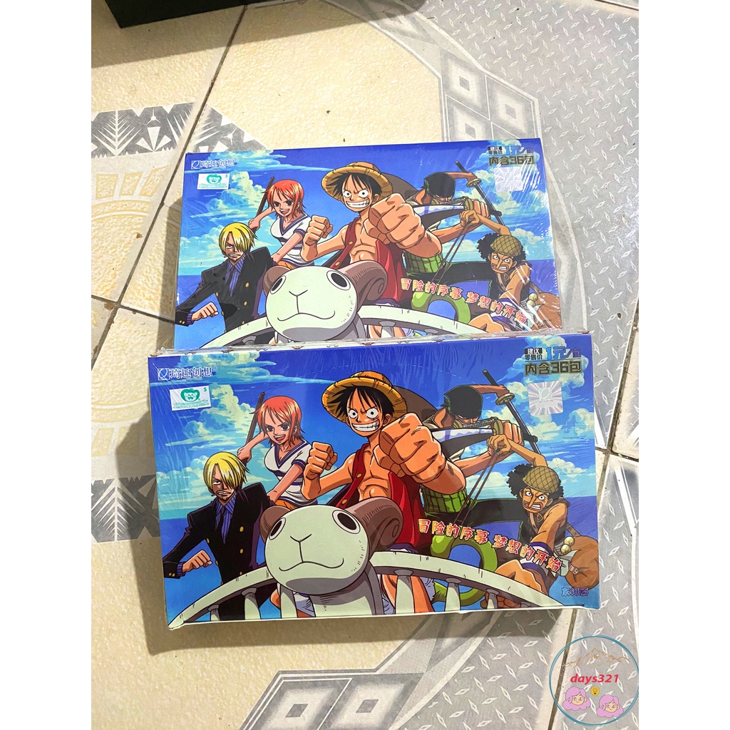 3 Mẫu Gói 5 Ảnh Thẻ Nhân Phẩm One Piece Pack Card In Hình Nhân Vật Anime Chính Hãng Toei Animation - Vua Hải Tặc