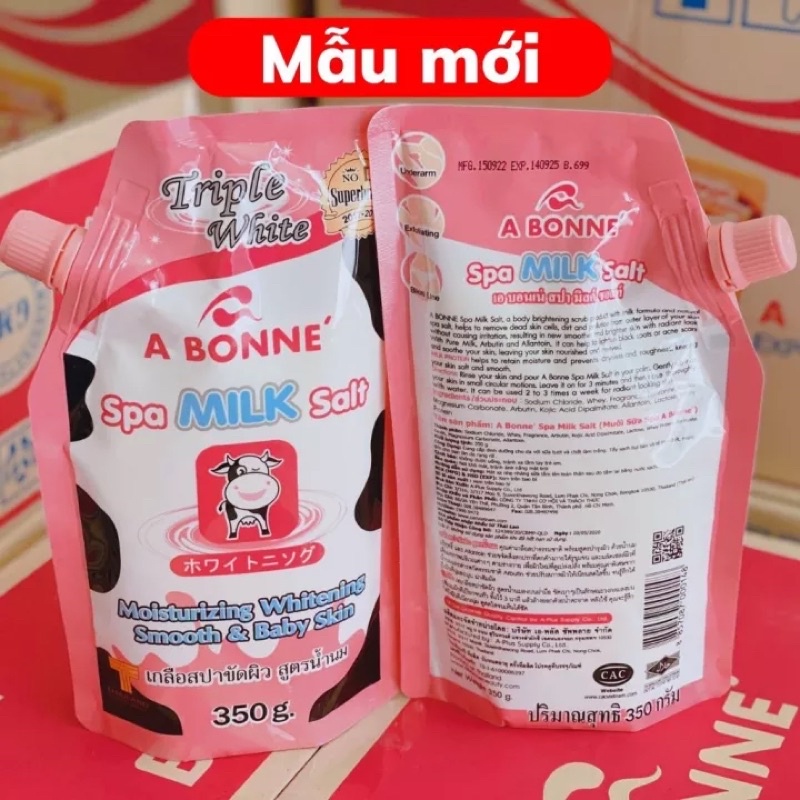 Muối Tắm Tẩy Tế Bào Chết Chiết Xuất Sữa Bò A Bonne Spa Milk Salt ( Mẫu Mới )