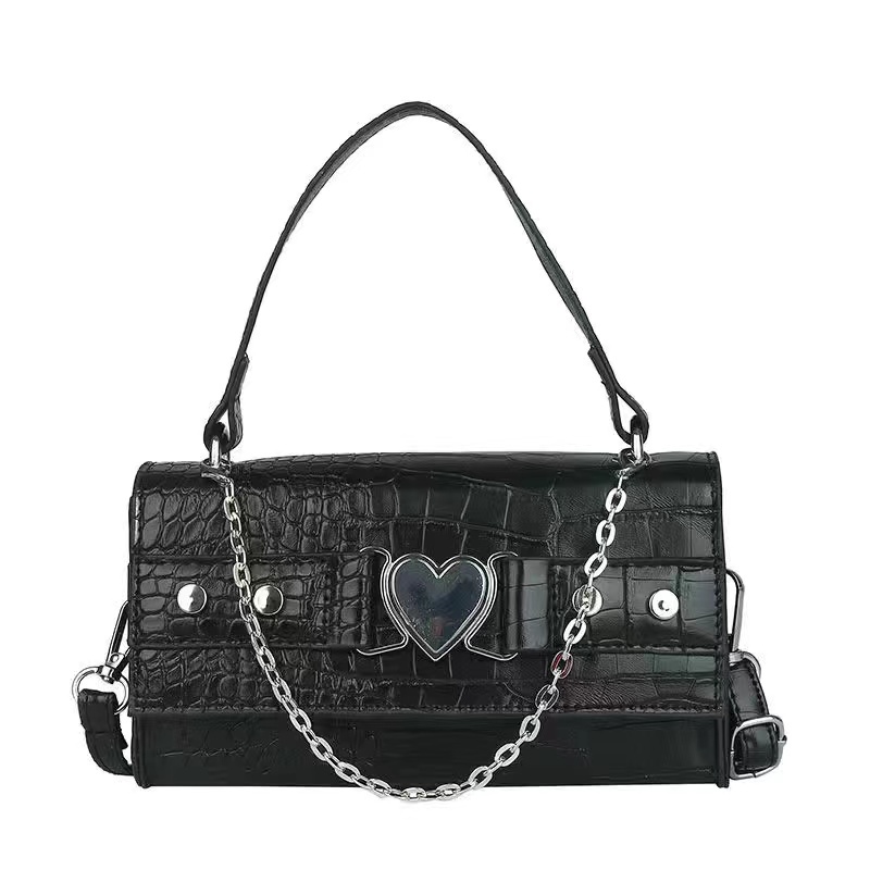 Mischa Túi Đeo Chéo Da PU Hình Vuông Màu Trơn Thời Trang Cho Nữ