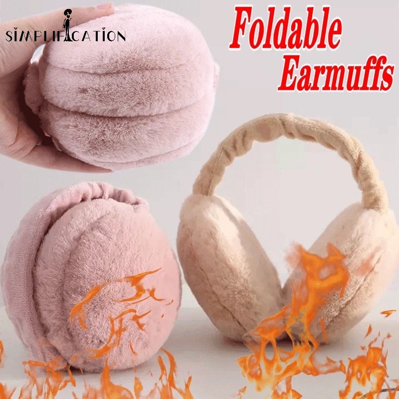 Bông Chụp Tai Nhung Mềm Dày Dặn Hình Bánh Burger Gấp Gọn Sáng Tạo Bảo Vệ Lạnh Tai Khi Lái Xe Ngoài Trời Vào Mùa Đông