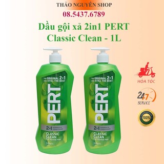 Dầu gội xả pert 2in1 classic clean 1l của mỹ