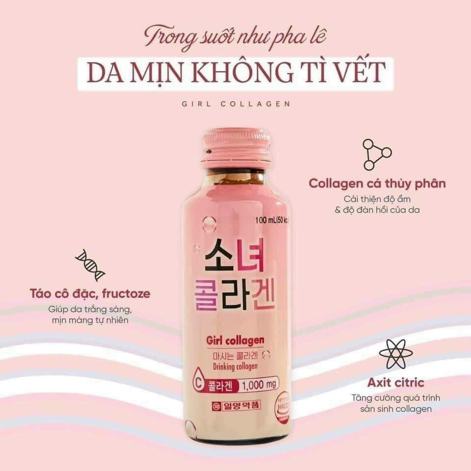 NƯỚC UỐNG BỔ SUNG COLLAGEN HÀN QUỐC GIRL COLLAGEN HỘP 10 CHAI - 13231