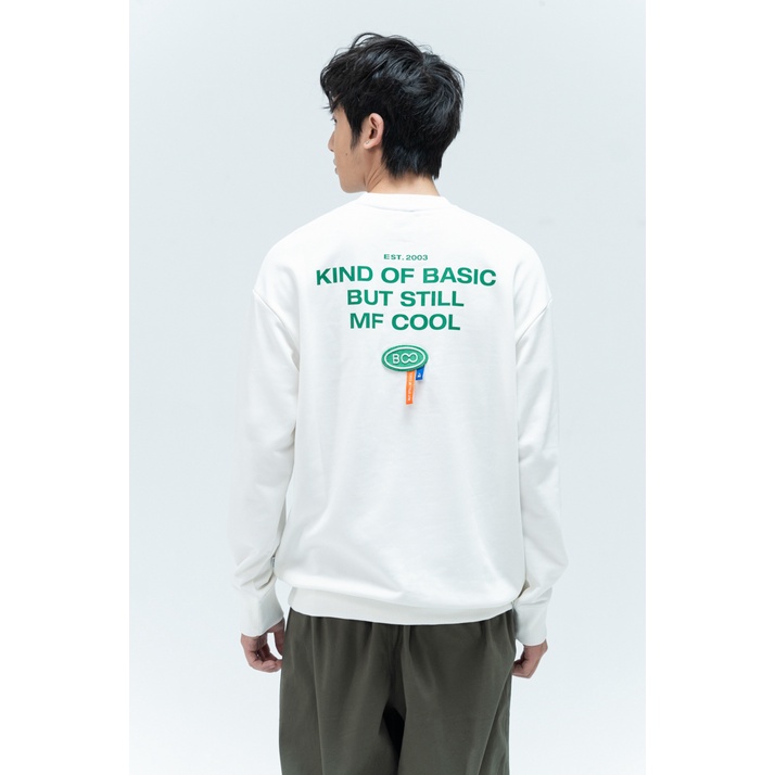 Áo Nỉ Không Mũ BOO Unisex Essential Fall Logo Entry