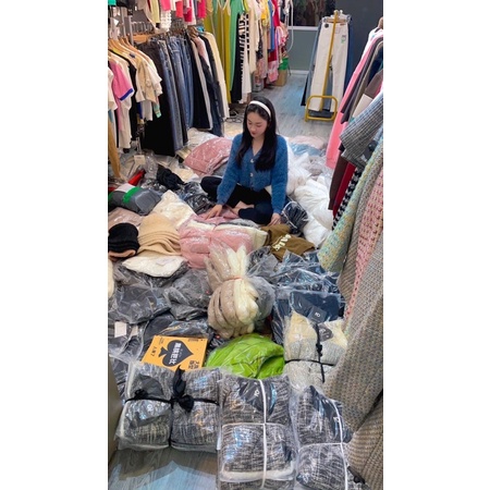 Áo Len Lông Cổ Tim 3 khuy Cài B150