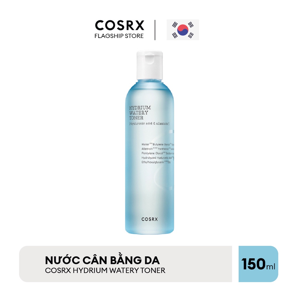 [Mã BMTTC60K giảm đến 60K đơn 50K] Nước cân bằng da COSRX Hydrium Watery Toner 150mL