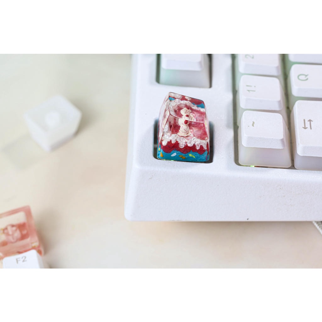 Keycap Alcremie pokemon, Nút bàn phím Pokemon đẹp, siêu dễ thương, SA profile, phù hợp cho mọi bàn phím cơ tiêu chuẩn