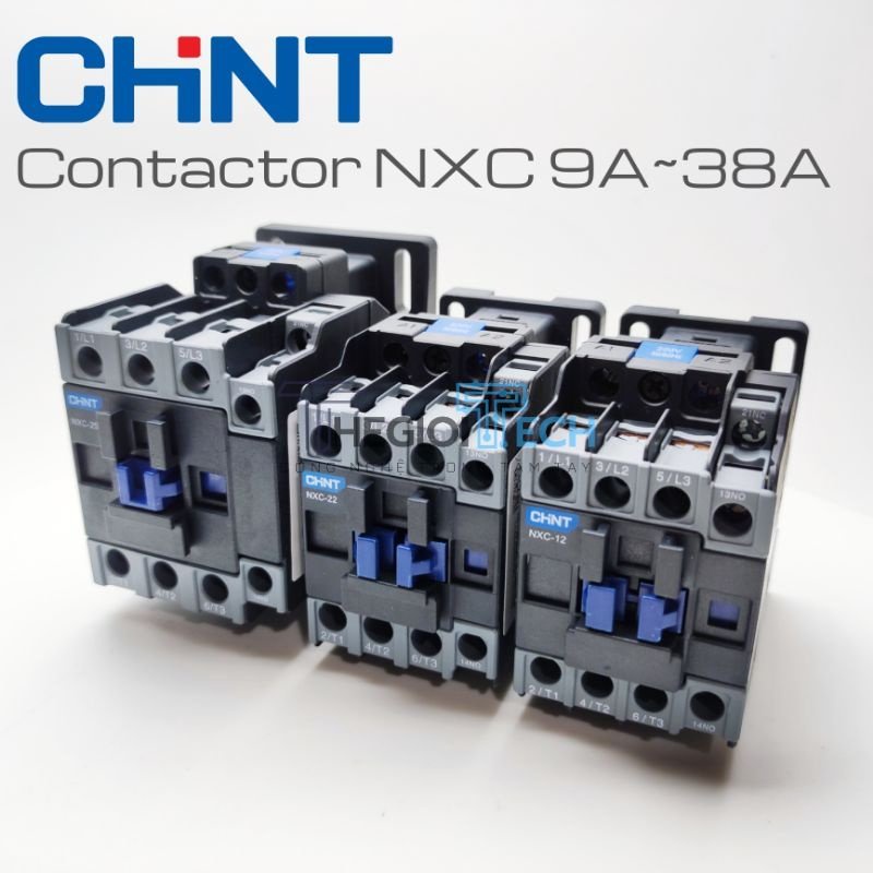Khởi Động Từ - Contactor Chint NXC 9/12/16/18/22/25/32/35/38A (Chint NXC Contactor)