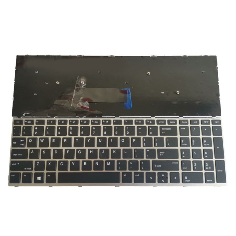 Bàn Phím Máy Tính HP Probook 455 G5 470 G5 450 G5 Khung Bạc Có Đèn Nền