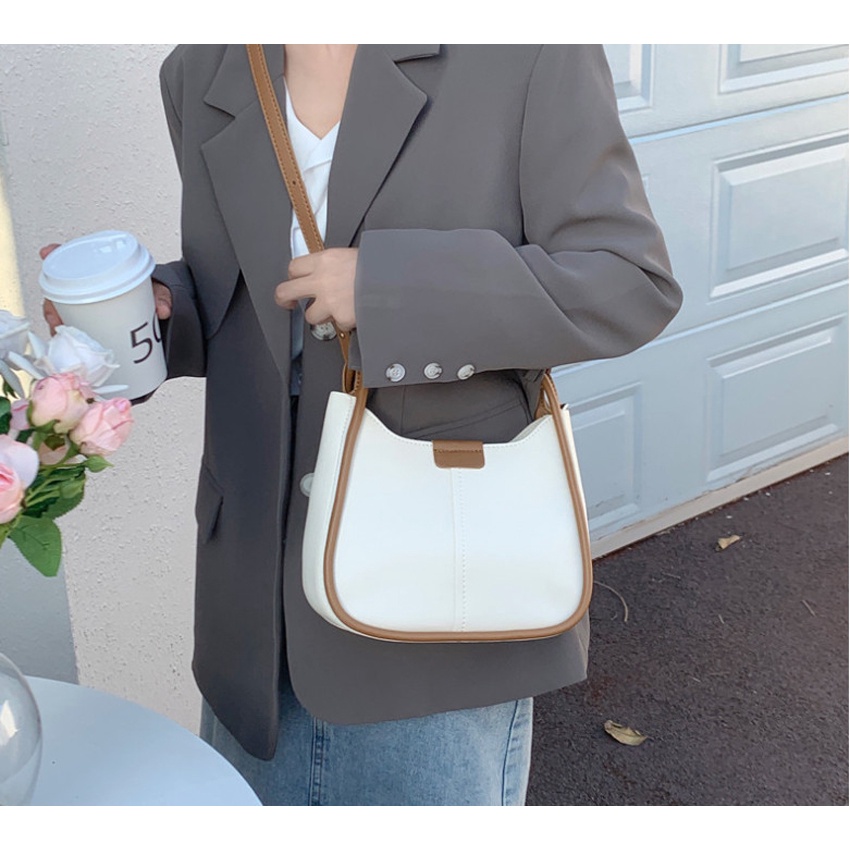 Túi xách nữ đeo chéo Bag.Thanhthu đi chơi thơi trang hàn quốc giá rẻ đẹp viền màu 648