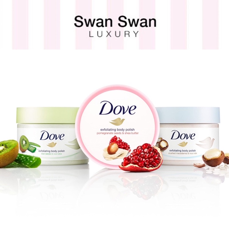 Tẩy Tế Bào Chết Body Polish Dove Hương Thơm Ngất 225ml