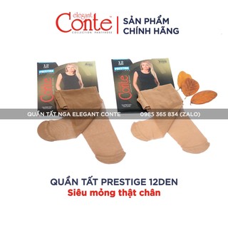 Quần tất Nga Prestige 12Den CONTE màu da siêu mỏng thật chân, siêu dai bền, chống nắng, giữ nhiệt - contevn
