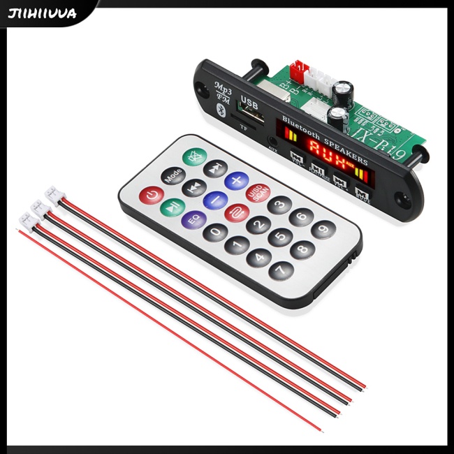 Bảng Mạch Khuếch Đại Âm Thanh Bluetooth JL-2x40w 12v Mp3 Aux Tf B19 Và Điều Khiển Từ Xa