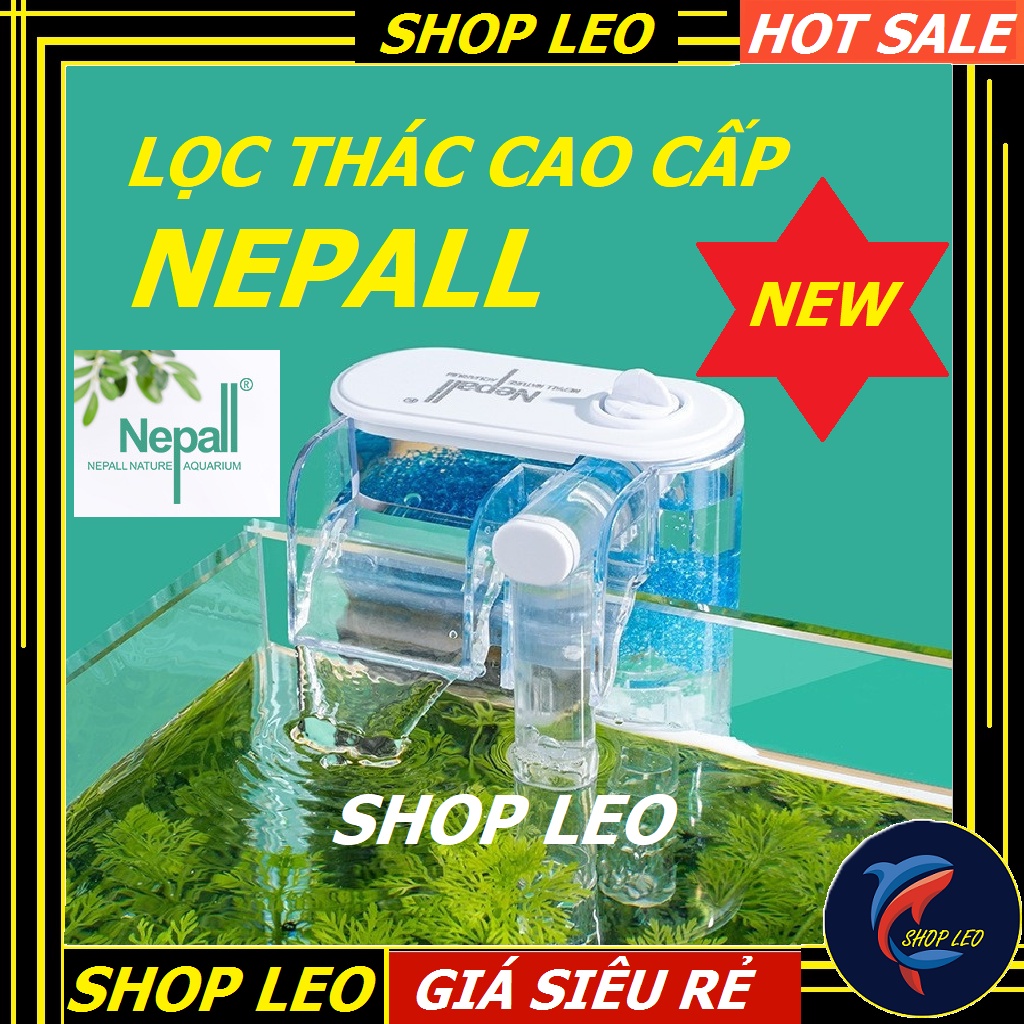 Lọc thác Nepall - Máy lọc thác mini cho bể thủy sinh- hồ cá cảnh - phụ kiện bể cá-shopleo