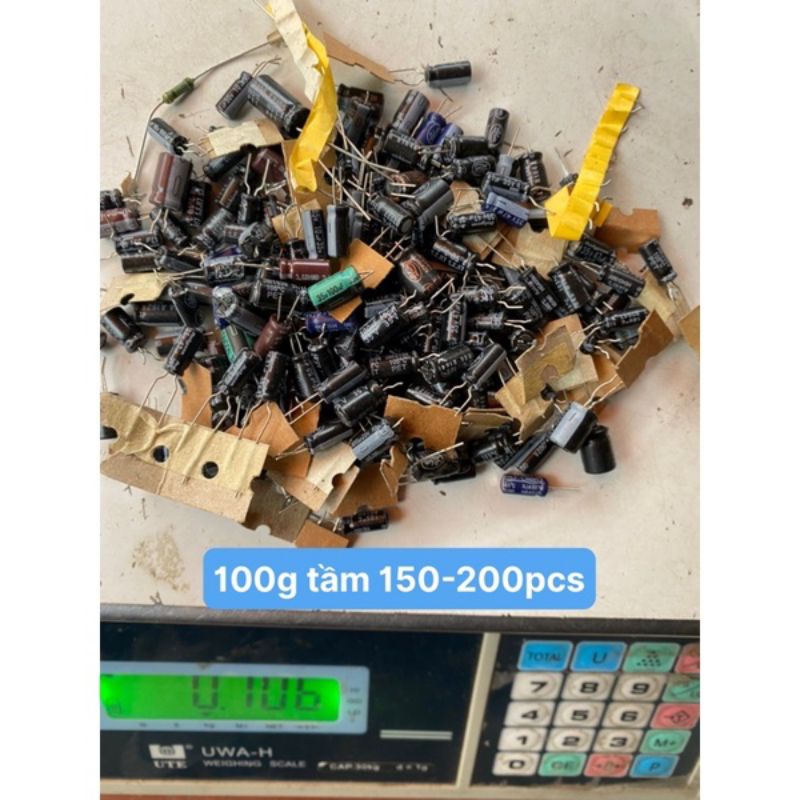 Tụ mới cắt chân thanh lí công ty 25v 35v 50v 400v 450v 500v