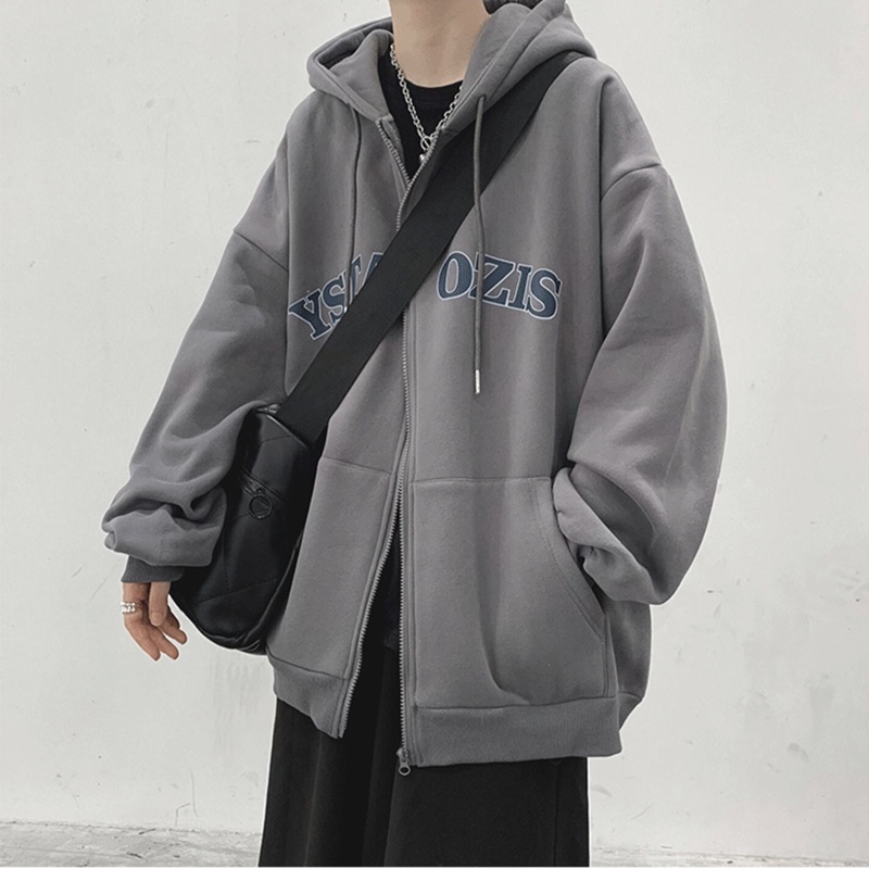 Áo hoodie zip nam nữ khoác nỉ bông cotton dày dặn mùa đông YSTA cặp đôi đẹp có mũ Hàn Quốc chống nắng DOMINION CLOTHING