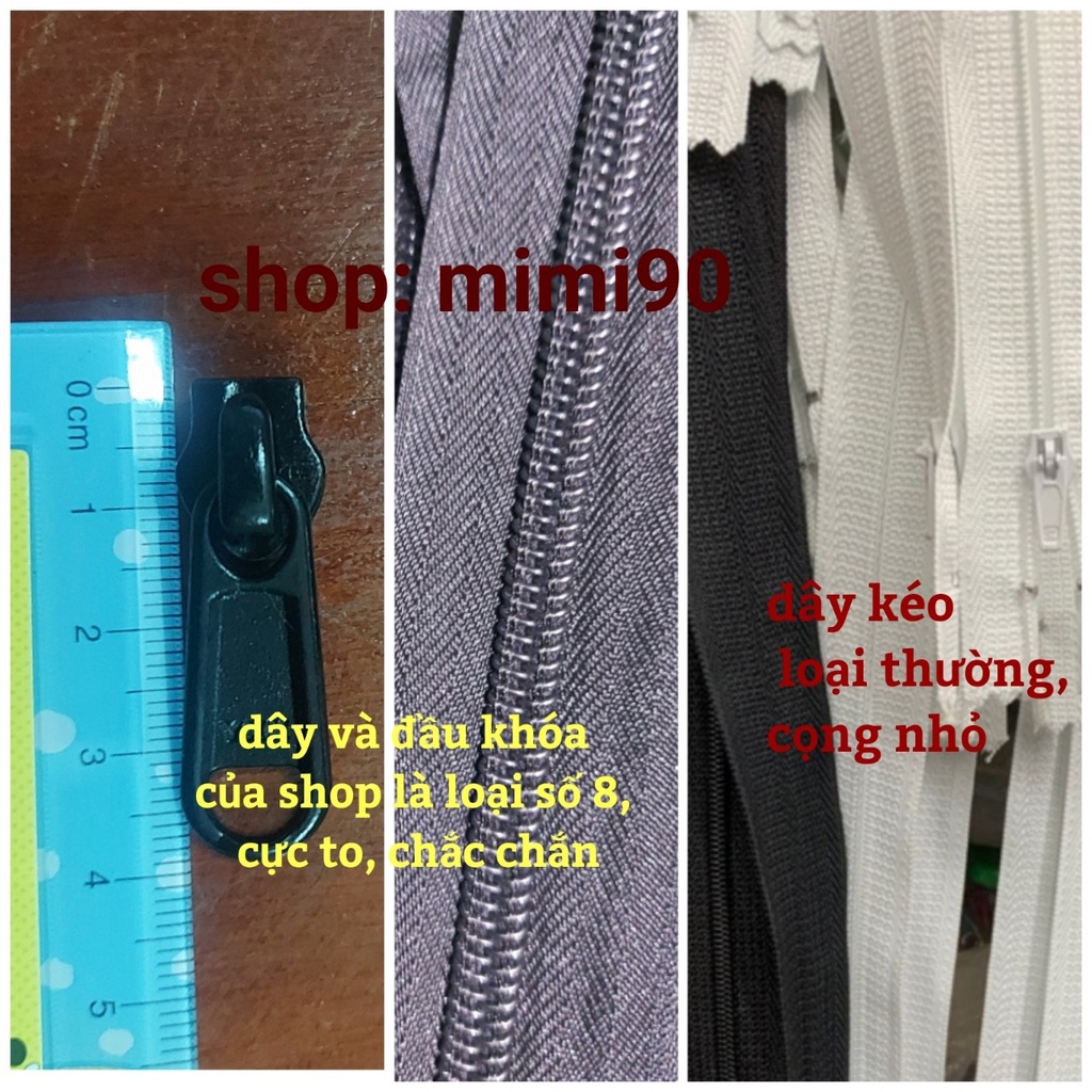 (Dành cho Dòng máy Samsung từ 8 - 21kg) Áo trùm máy giặt vải siêu dày, siêu bền dây - khóa kéo lớn, chống thấm nước