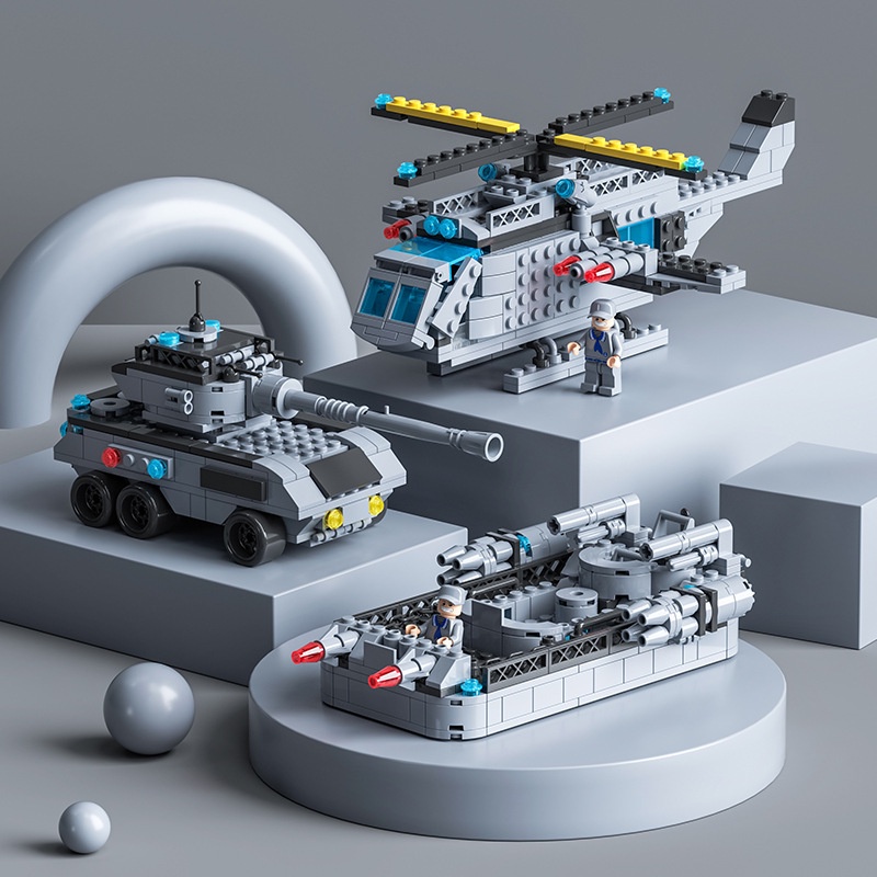 Bộ Đồ Chơi Lắp Ráp Lego Mô Hình Máy Bay Quân Đội Cho Bé Trai