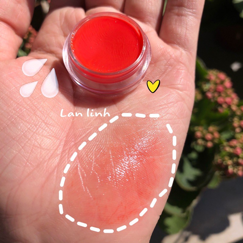 Son dưỡng gấc kích màu môi   💝Hũ gấc thần thánh từ gấc triết xuất từ thiên nhiên sau xăm-5g