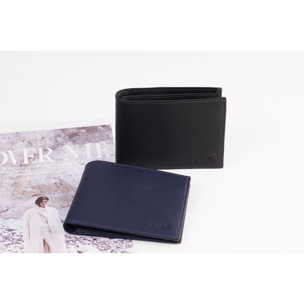 Ví Nam Da Bò Vân Saffiano Cao Cấp Bền Đẹp Chống Nước Chống Xước  Full hộp