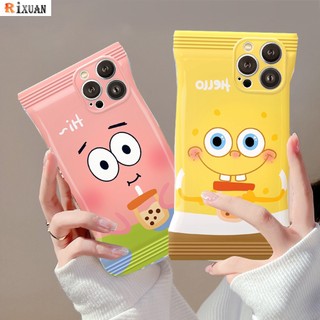 Ốp Điện Thoại TPU Mềm Hình Spongebob Cho iPhone 11 12 13 14 Pro MAX iPhone7 8 Plus 6s Plus XR 14Plus XS MAX SE