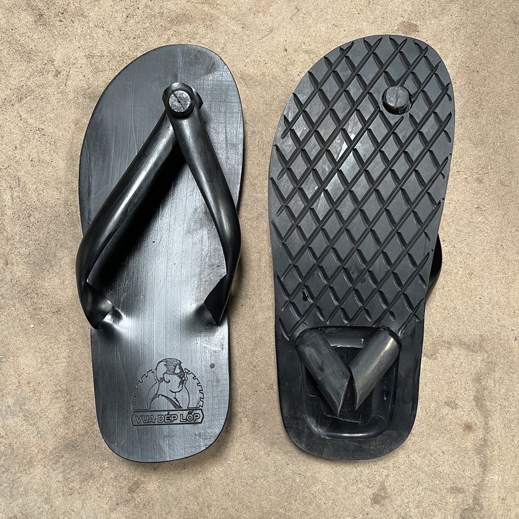 Dép cao su nam tông quai núm, dép lốp cao cấp nam nữ đế cao thương hiệu deplop_official