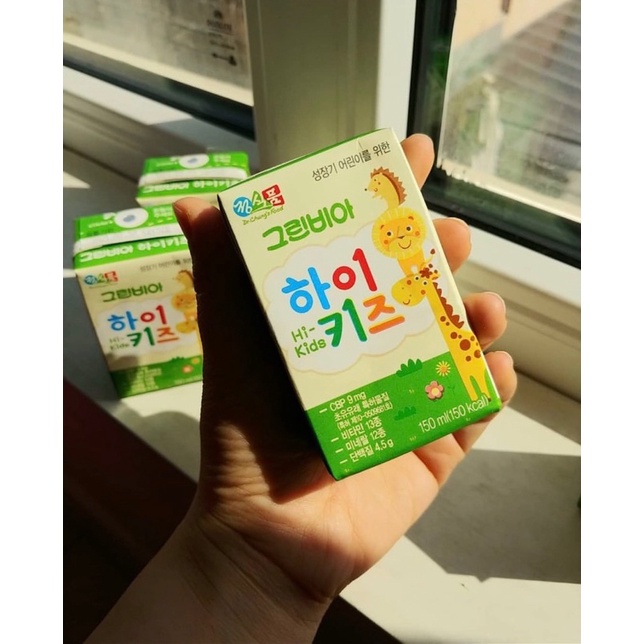 Sữa tươi Greenbia Hidkid 150ml dành cho bé từ 1 tuổi Hàn Quốc giúp bé tăng cân , phát triển toàn diện