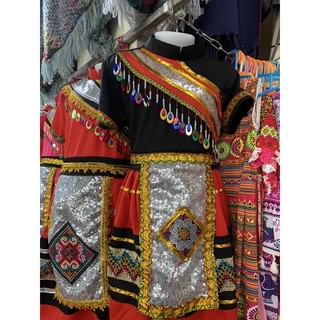 Váy thổ cẩm dân tộc h’mông cho bé gái