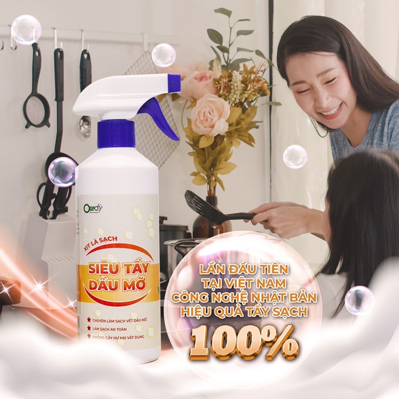 Siêu Tẩy Dầu Mỡ 500ml Chính Hãng OSARO