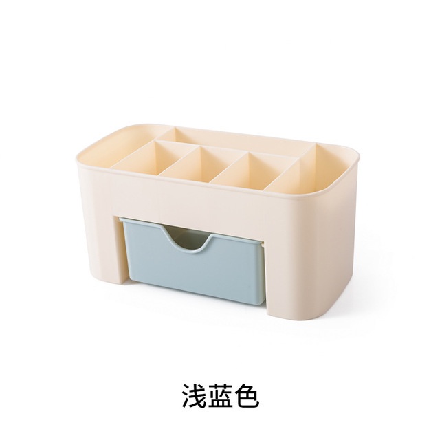 Khay Đựng Mỹ Phẩm Để Bàn Siêu Rẻ Loại 1 Ngăn Kéo - Hộp Đựng Mỹ Phẩm Khay Đựng Đồ Đa Năng Nhựa Cao Cấp Nhiều Màu